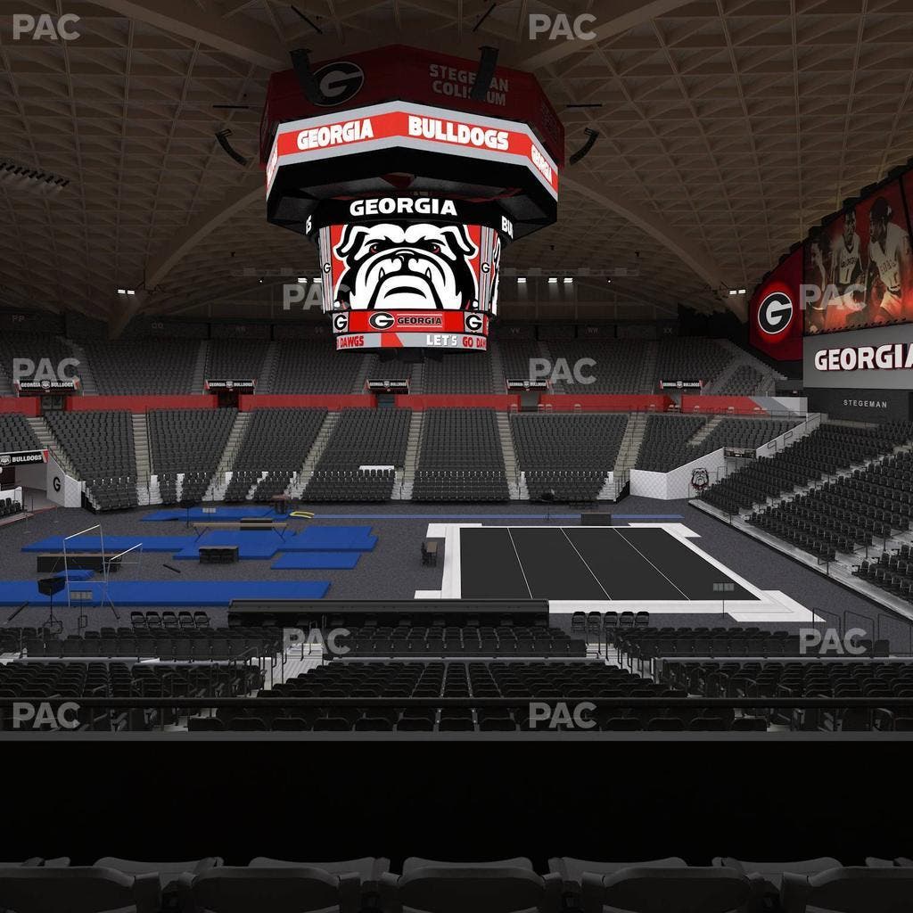 Stegeman Coliseum - Section Ee Seat View