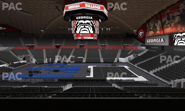 Stegeman Coliseum - Section Ee Seat View