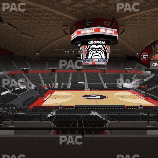 Stegeman Coliseum - Section Ff Seat View