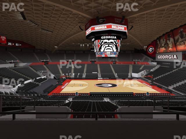 Stegeman Coliseum - Section Ff Seat View