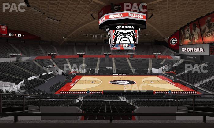 Stegeman Coliseum - Section Ff Seat View