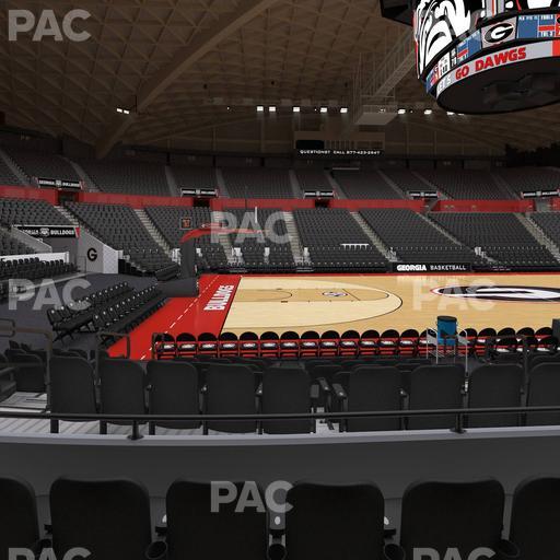 Stegeman Coliseum - Section G Seat View