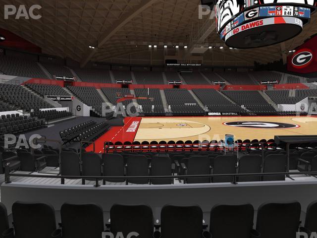 Stegeman Coliseum - Section G Seat View