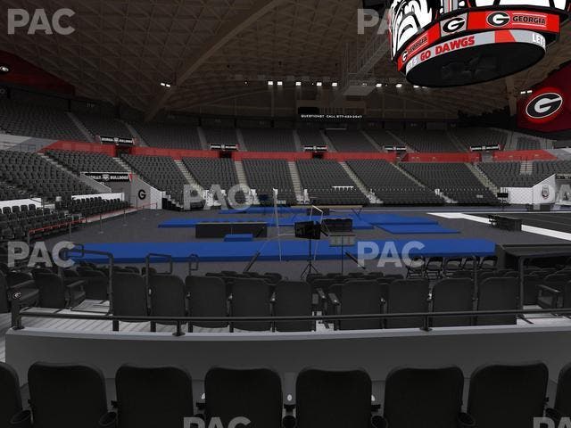 Stegeman Coliseum - Section G Seat View