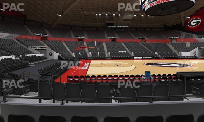 Stegeman Coliseum - Section G Seat View
