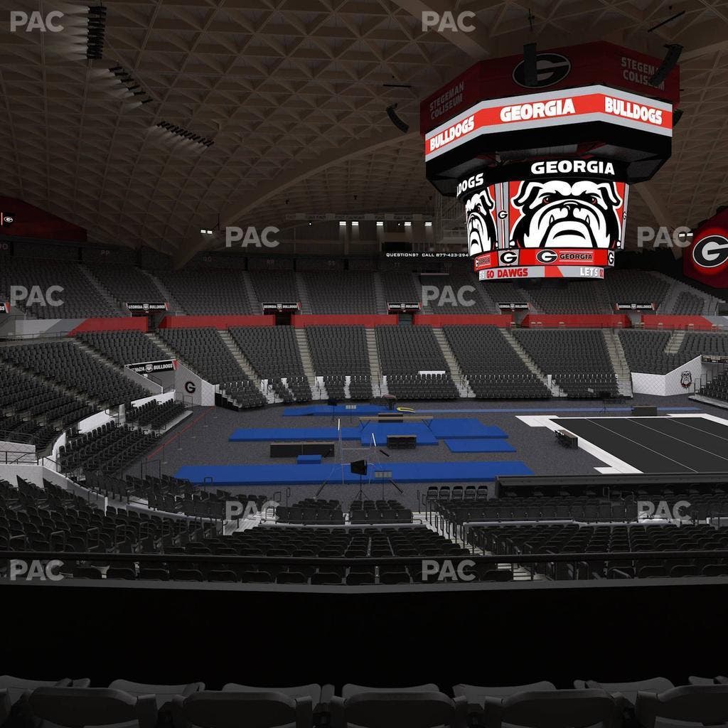 Stegeman Coliseum - Section Gg Seat View