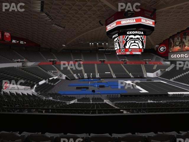Stegeman Coliseum - Section Gg Seat View