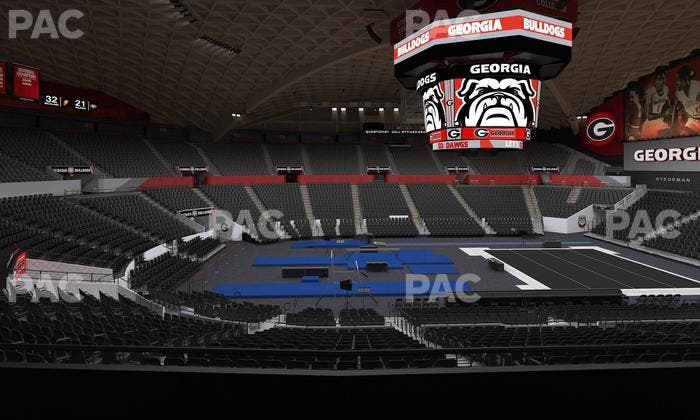 Stegeman Coliseum - Section Gg Seat View