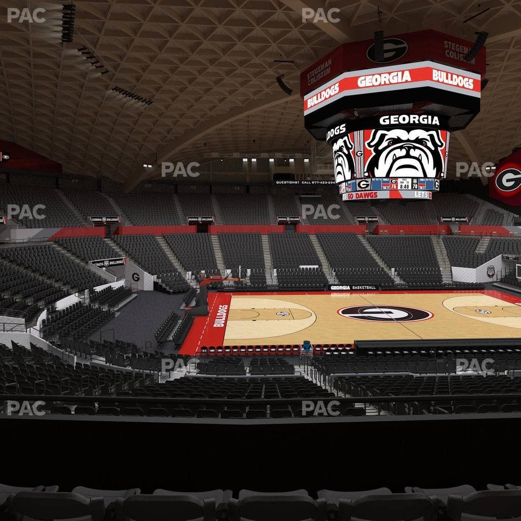 Stegeman Coliseum - Section Gg Seat View