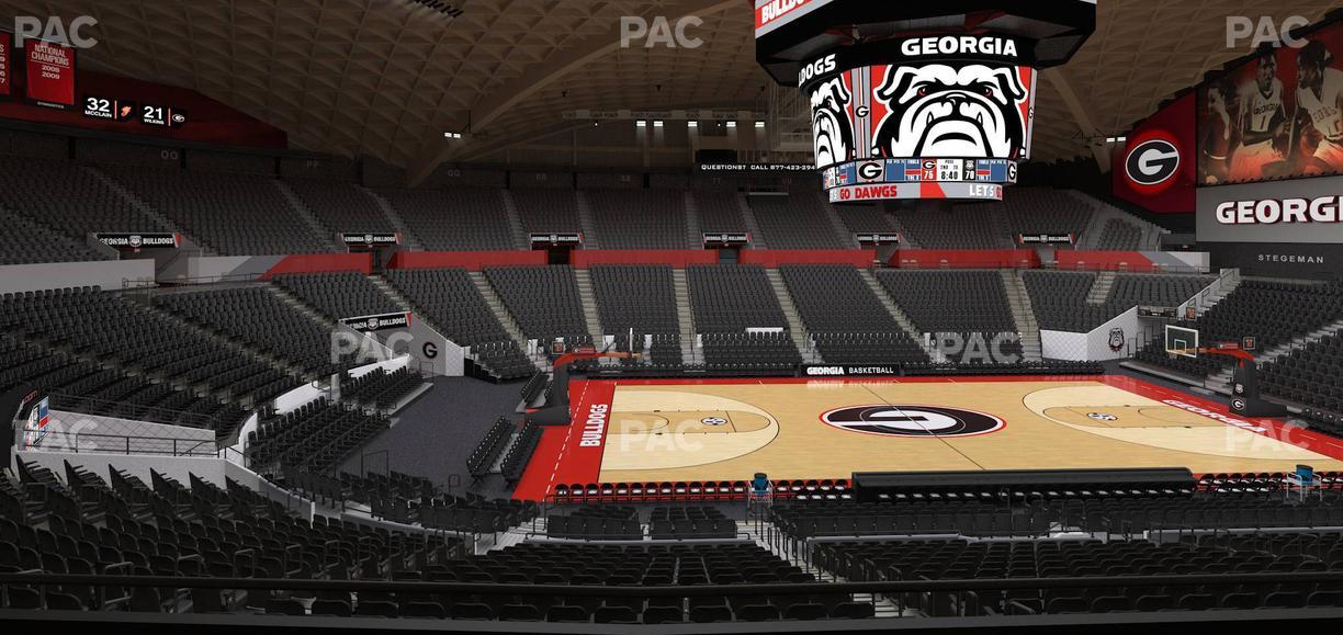 Stegeman Coliseum - Section Gg Seat View