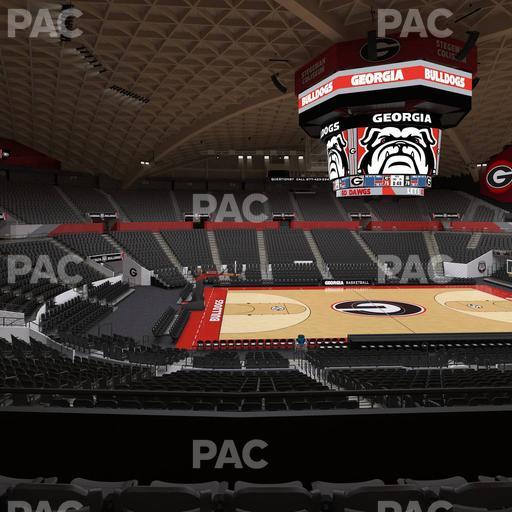 Stegeman Coliseum - Section Gg Seat View