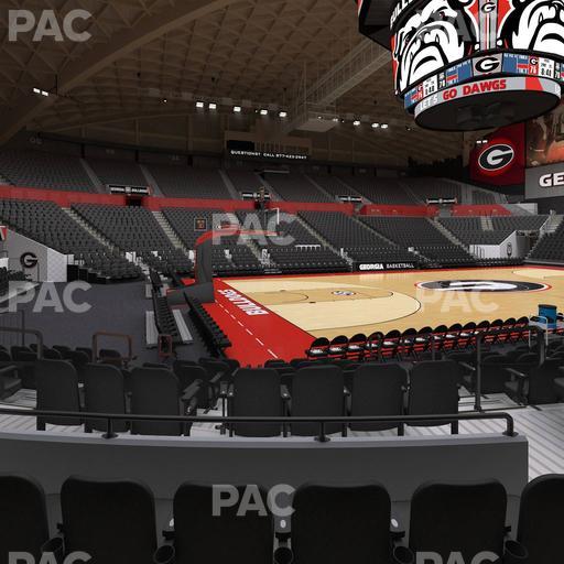 Stegeman Coliseum - Section H Seat View