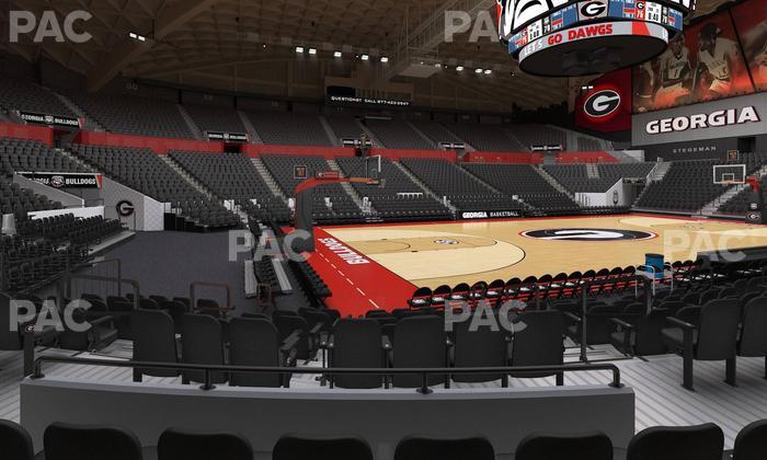 Stegeman Coliseum - Section H Seat View