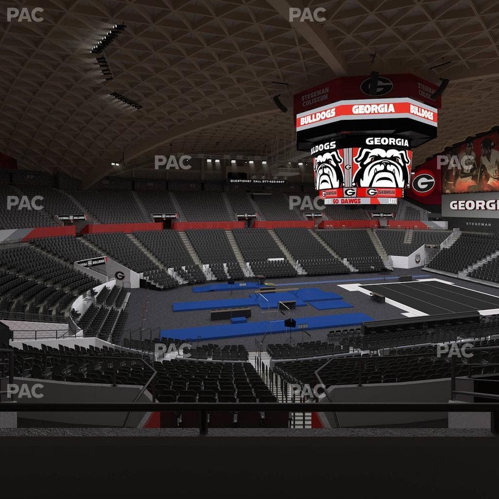 Stegeman Coliseum - Section Hh Seat View