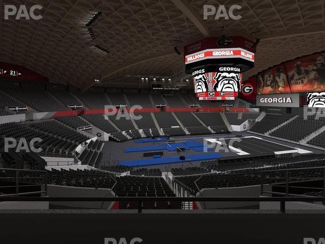 Stegeman Coliseum - Section Hh Seat View