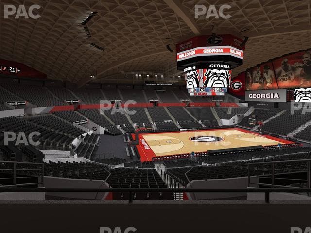 Stegeman Coliseum - Section Hh Seat View