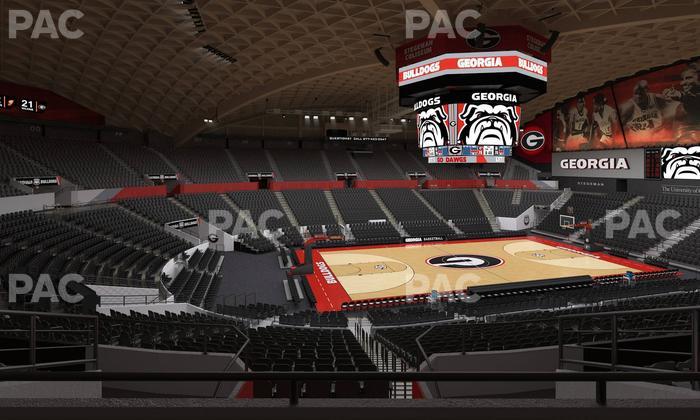 Stegeman Coliseum - Section Hh Seat View