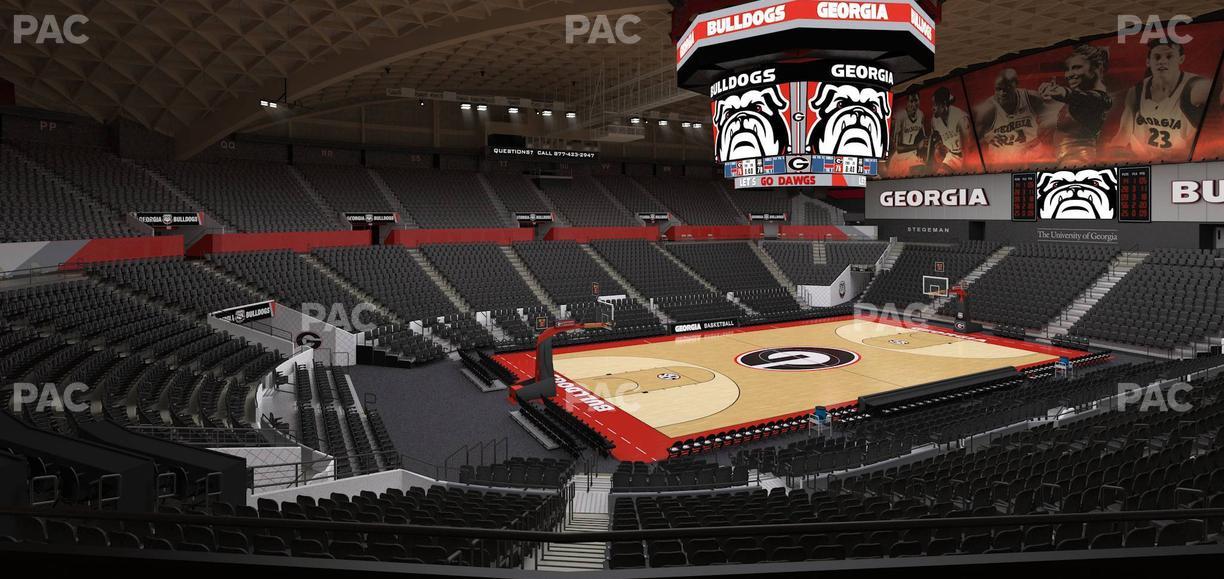 Stegeman Coliseum - Section Ii Seat View