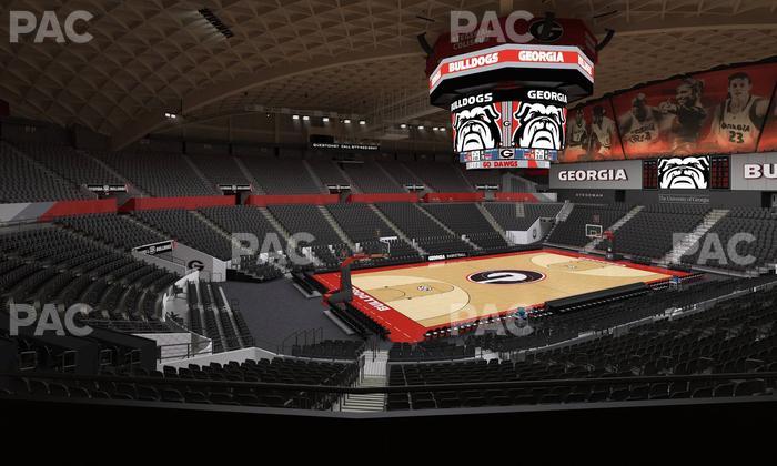 Stegeman Coliseum - Section Ii Seat View