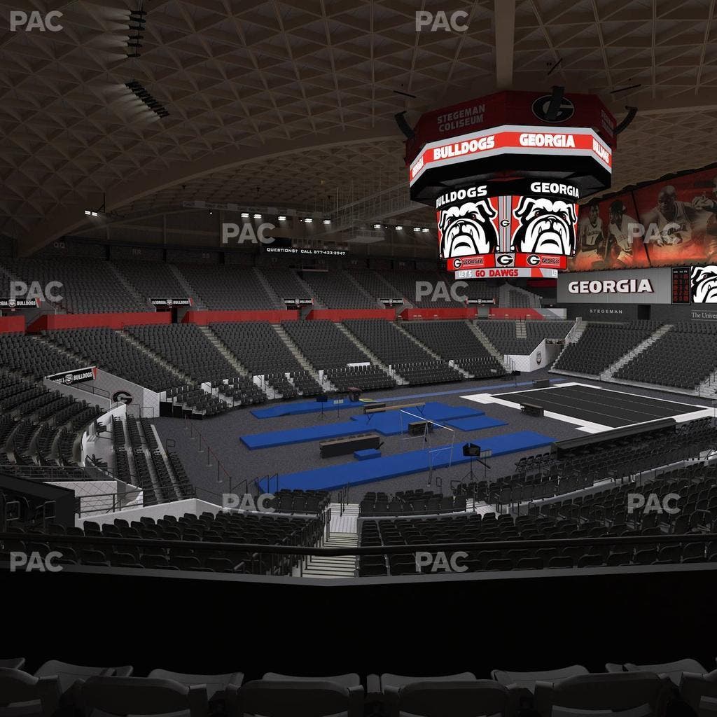 Stegeman Coliseum - Section Ii Seat View