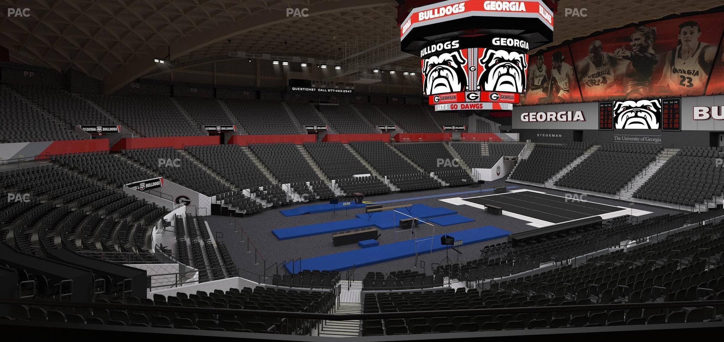Stegeman Coliseum - Section Ii Seat View