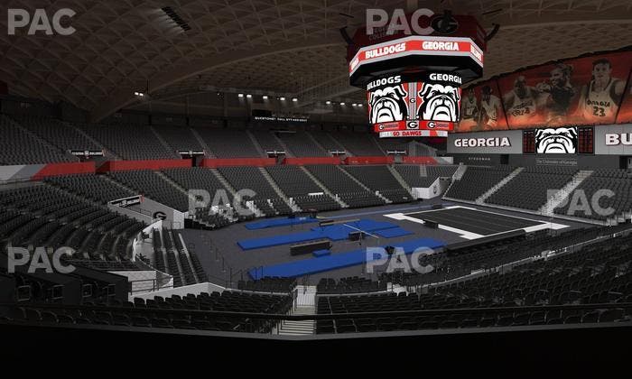Stegeman Coliseum - Section Ii Seat View
