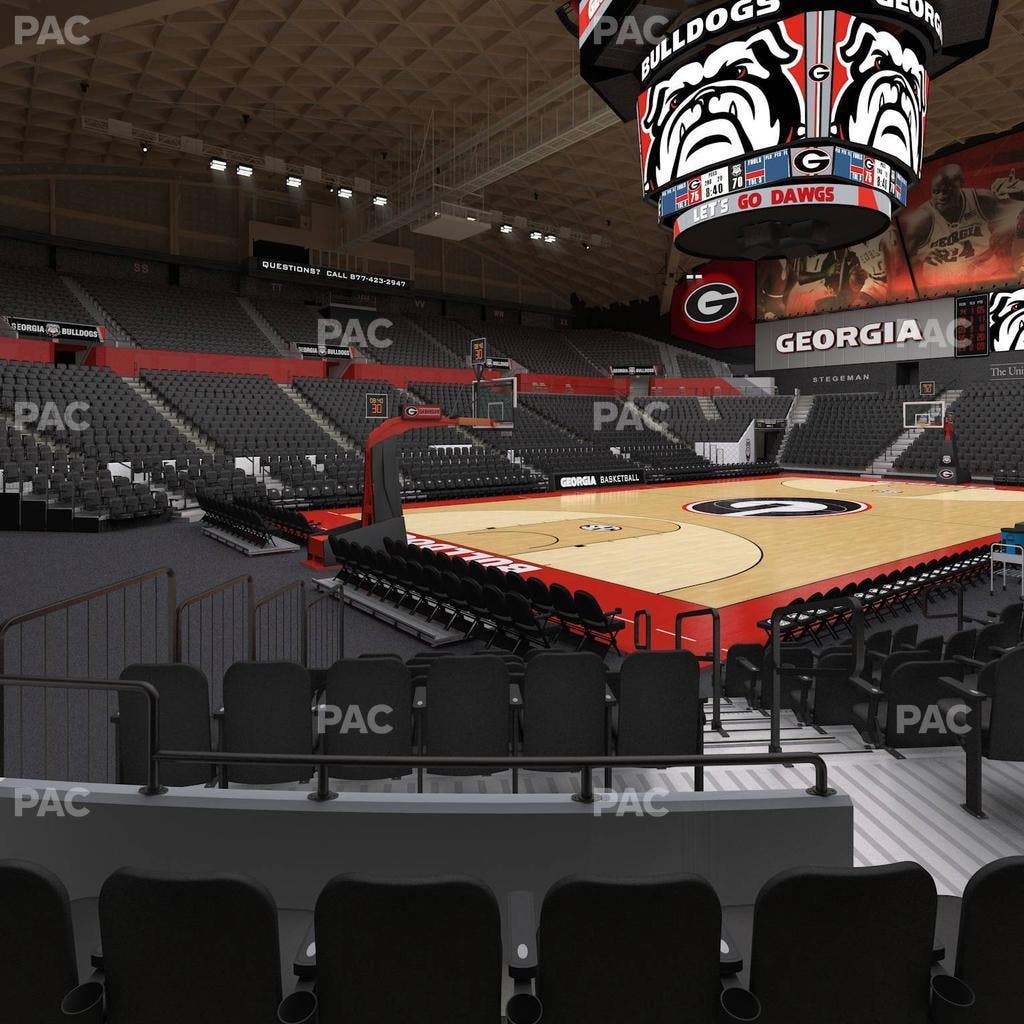 Stegeman Coliseum - Section J Seat View