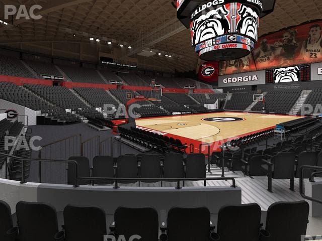 Stegeman Coliseum - Section J Seat View
