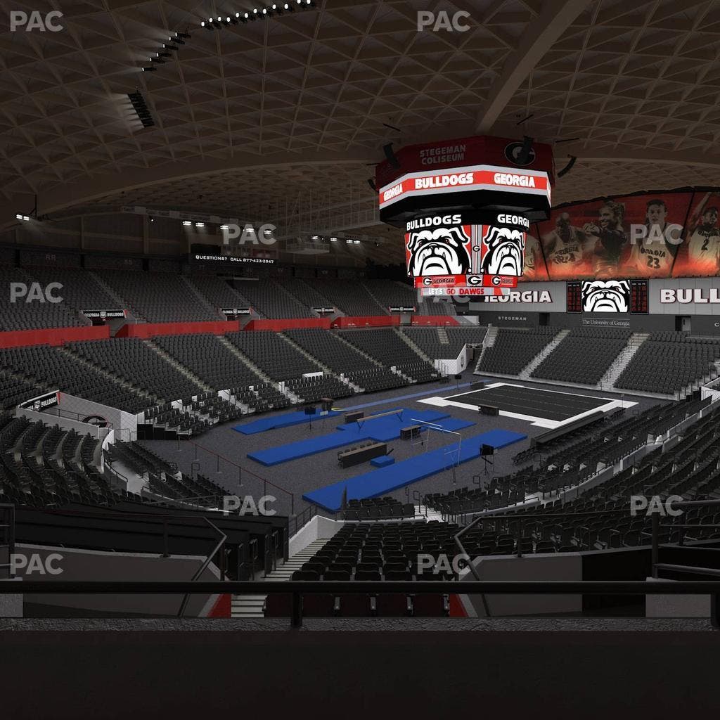 Stegeman Coliseum - Section Jj Seat View