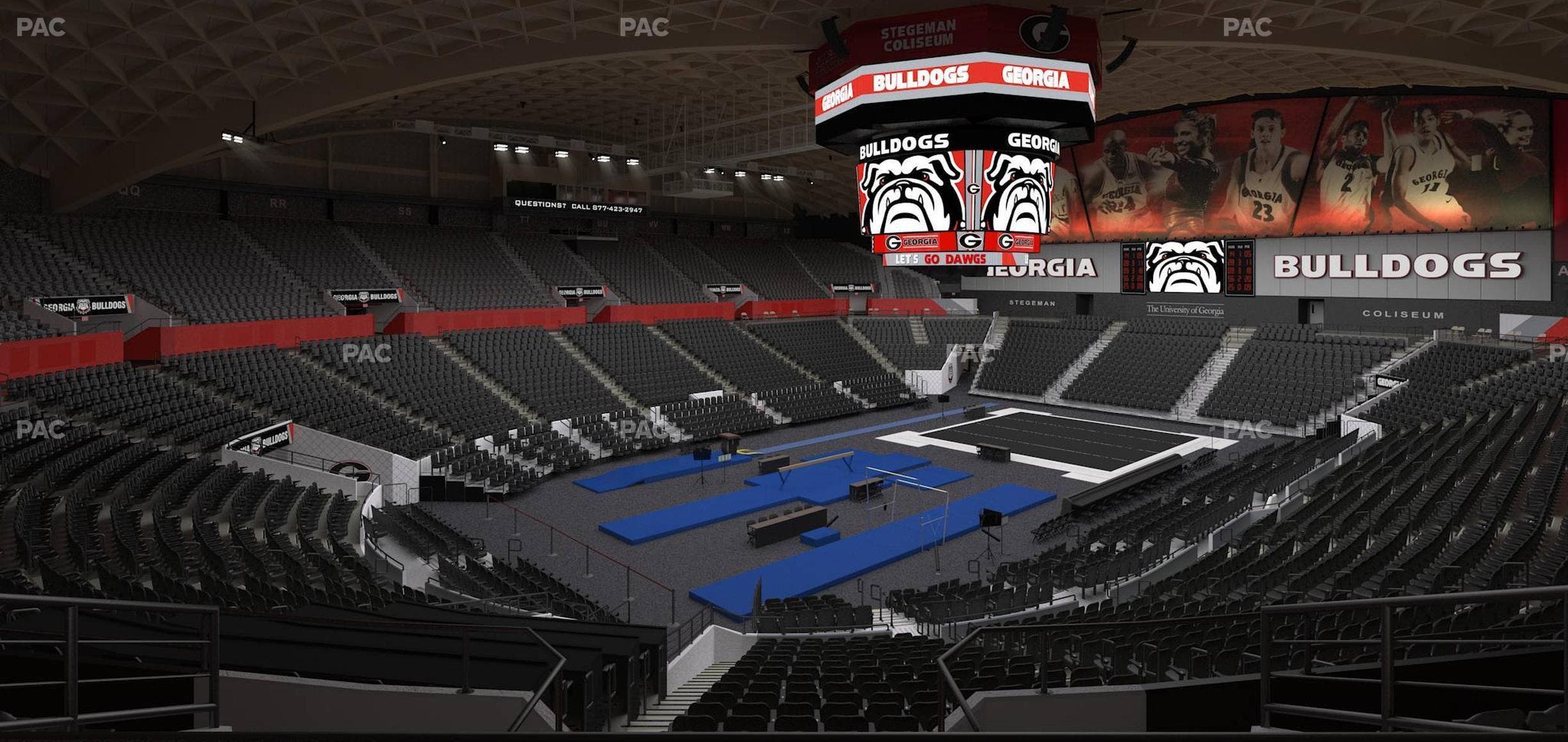 Stegeman Coliseum - Section Jj Seat View