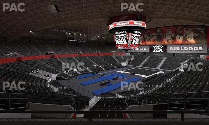 Stegeman Coliseum - Section Jj Seat View