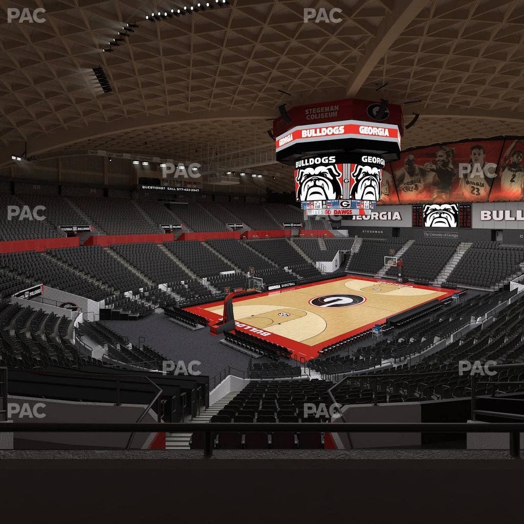 Stegeman Coliseum - Section Jj Seat View