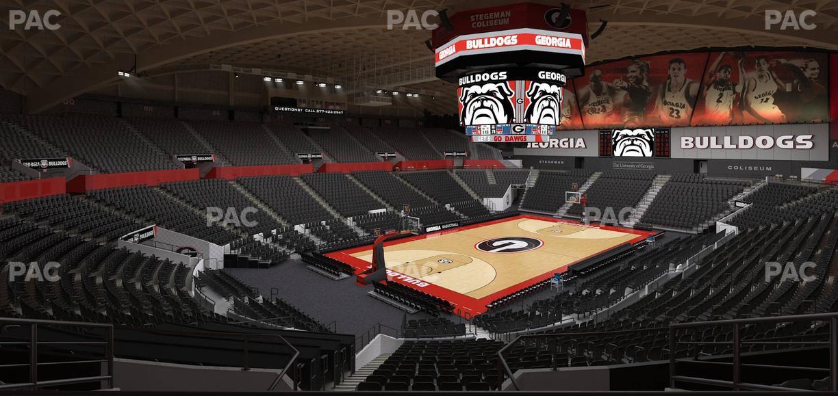 Stegeman Coliseum - Section Jj Seat View