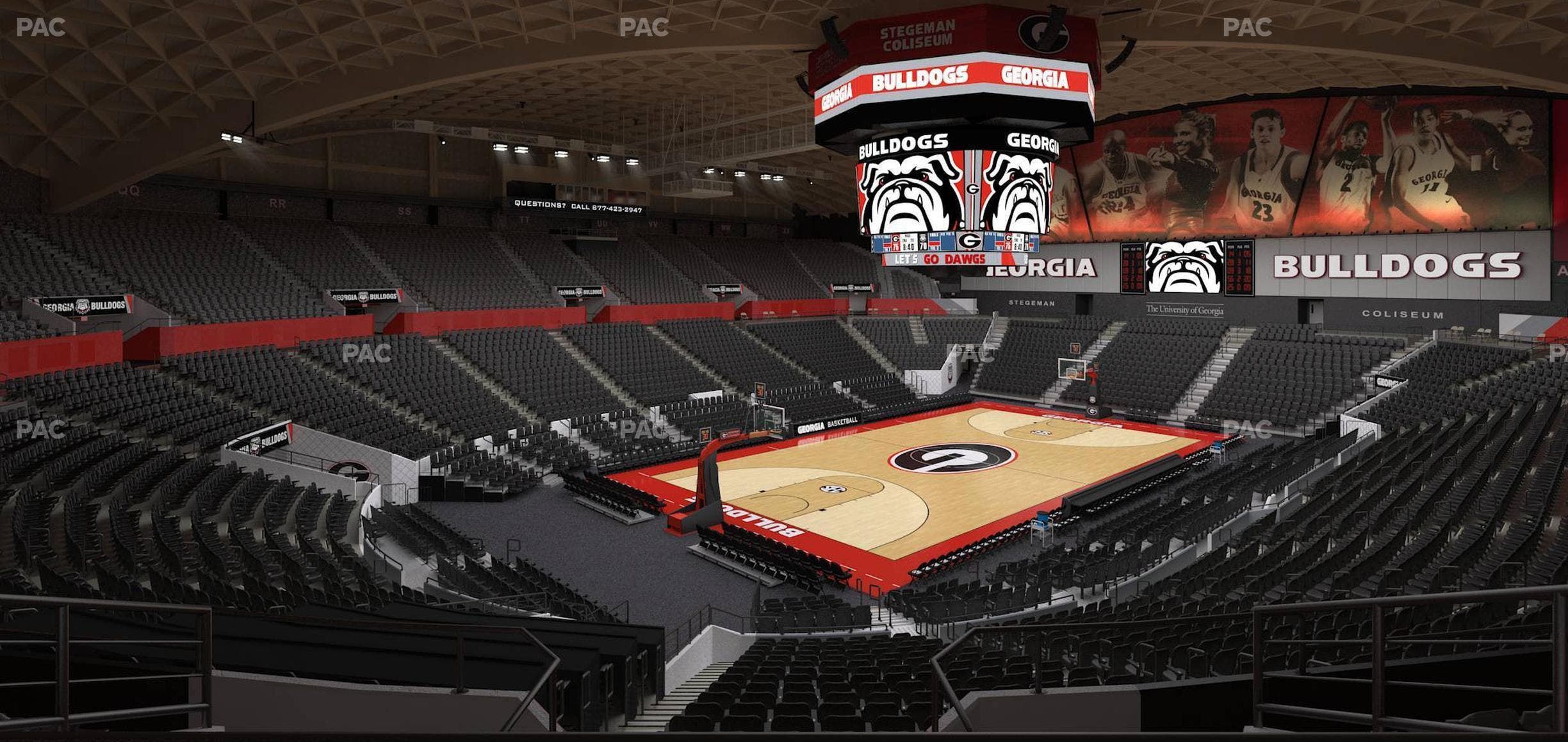 Stegeman Coliseum - Section Jj Seat View