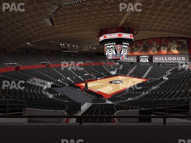 Stegeman Coliseum - Section Jj Seat View