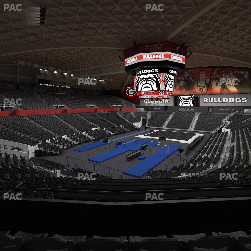Stegeman Coliseum - Section Kk Seat View
