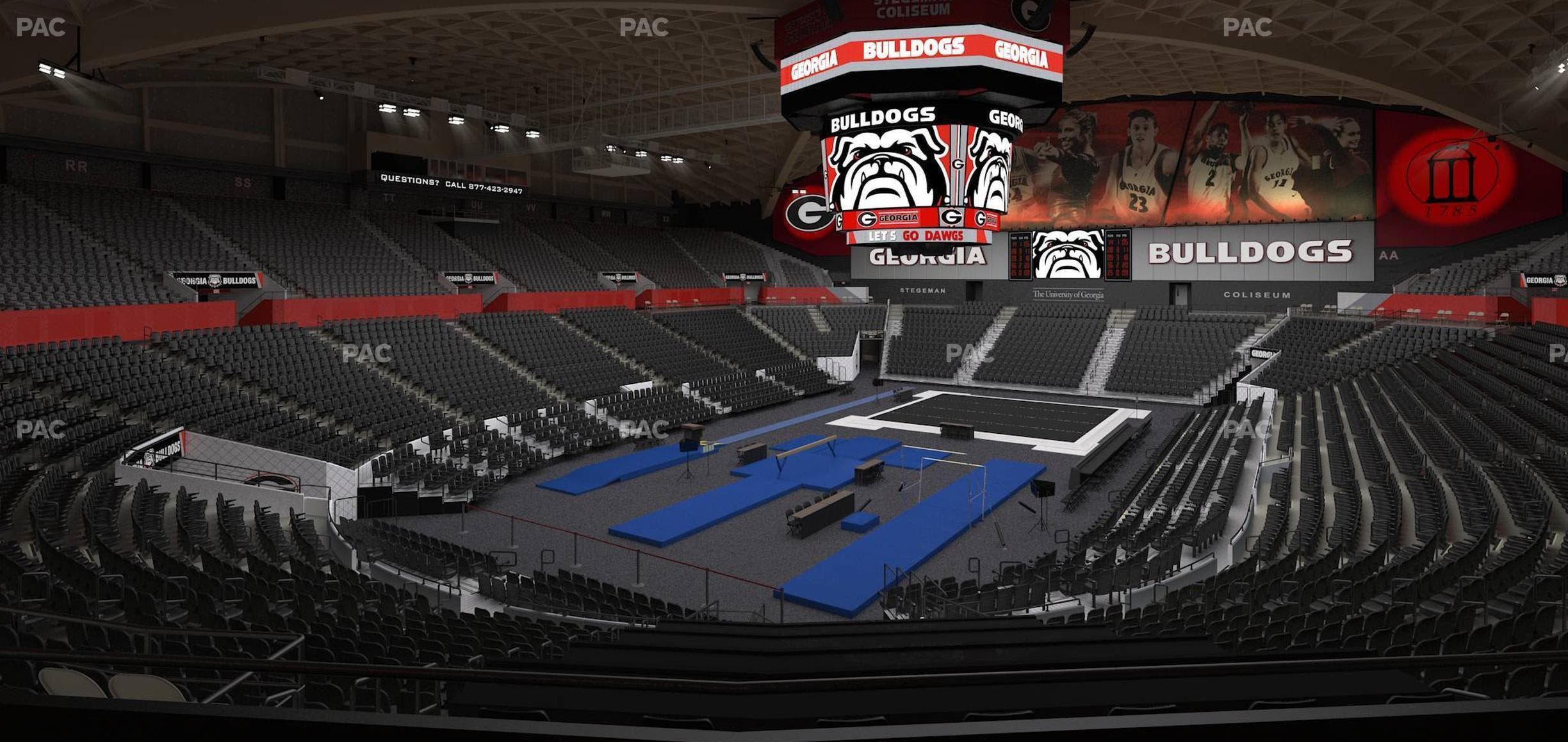 Stegeman Coliseum - Section Kk Seat View