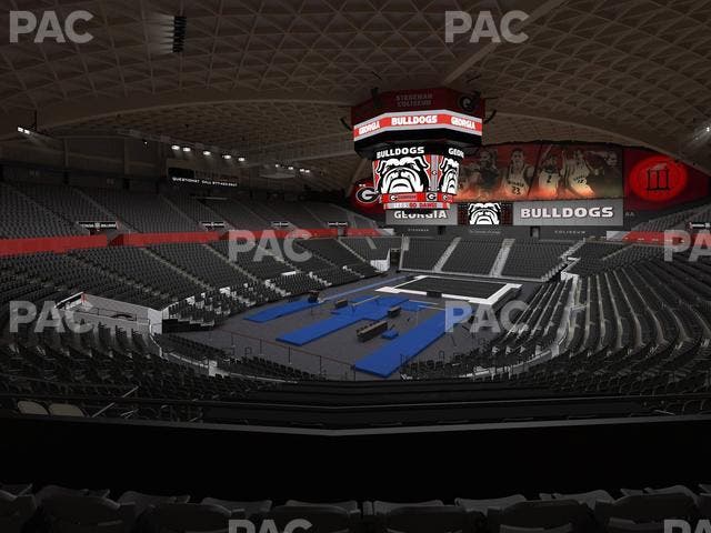 Stegeman Coliseum - Section Kk Seat View