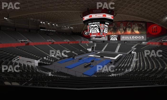 Stegeman Coliseum - Section Kk Seat View
