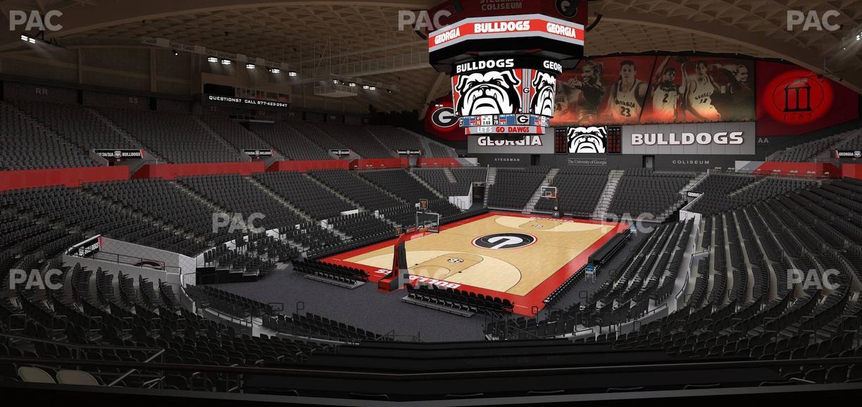 Stegeman Coliseum - Section Kk Seat View