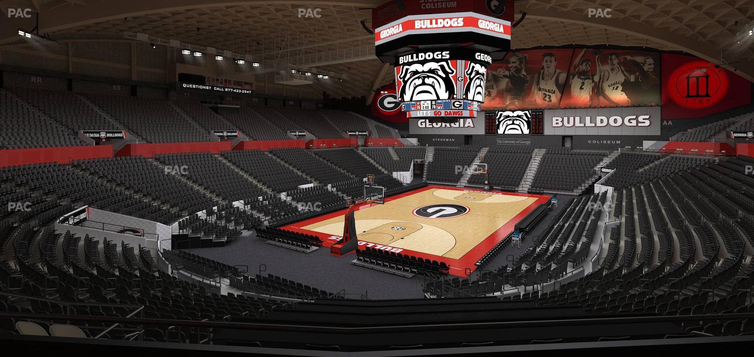 Stegeman Coliseum - Section Kk Seat View