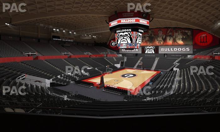 Stegeman Coliseum - Section Kk Seat View