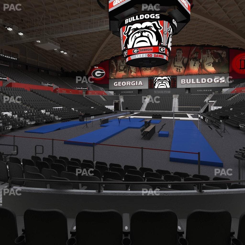 Stegeman Coliseum - Section L Seat View