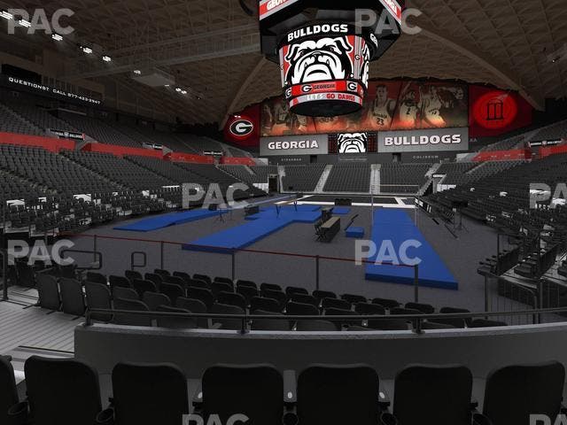 Stegeman Coliseum - Section L Seat View