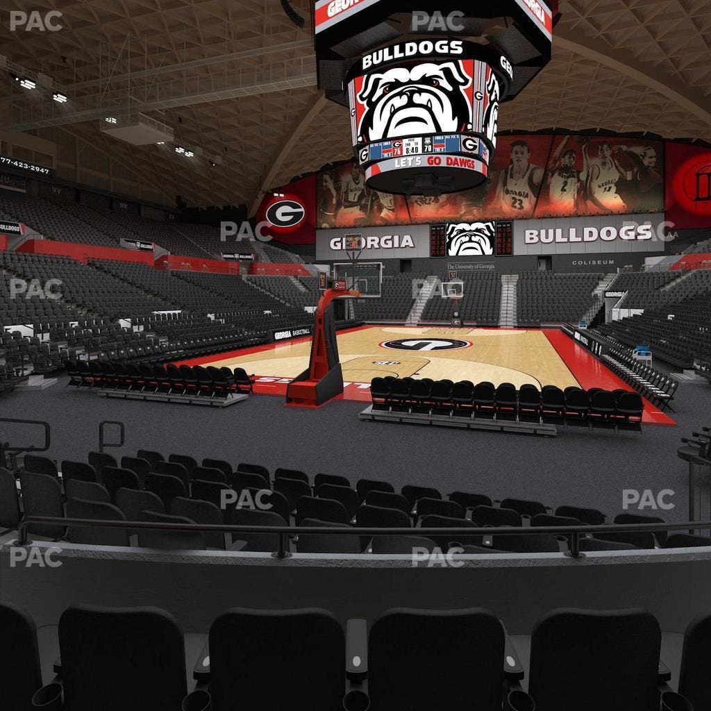 Stegeman Coliseum - Section L Seat View