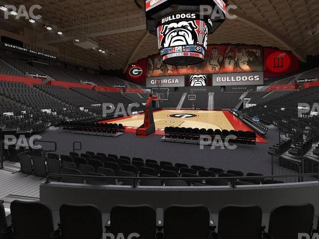 Stegeman Coliseum - Section L Seat View