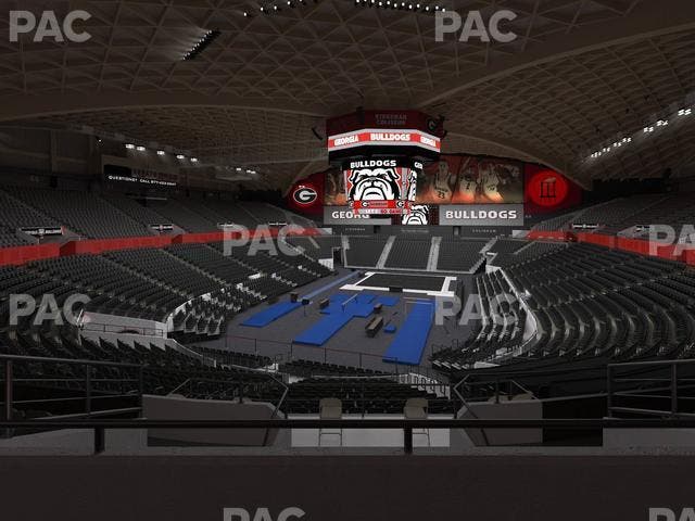 Stegeman Coliseum - Section Ll Seat View