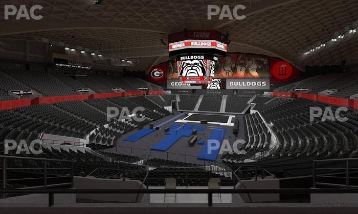 Stegeman Coliseum - Section Ll Seat View