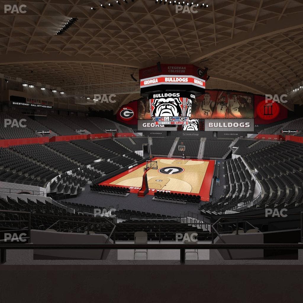 Stegeman Coliseum - Section Ll Seat View