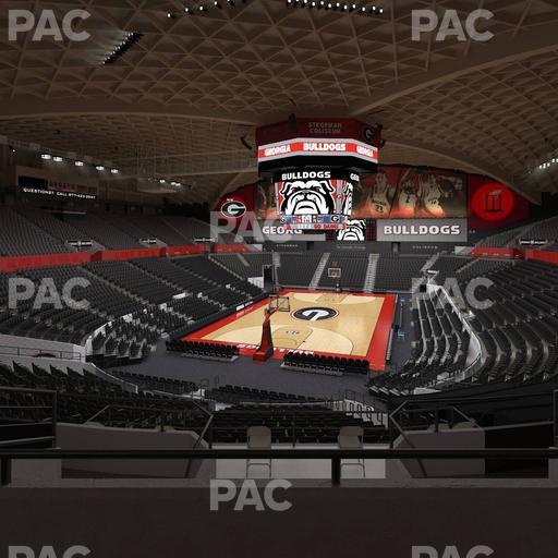 Stegeman Coliseum - Section Ll Seat View